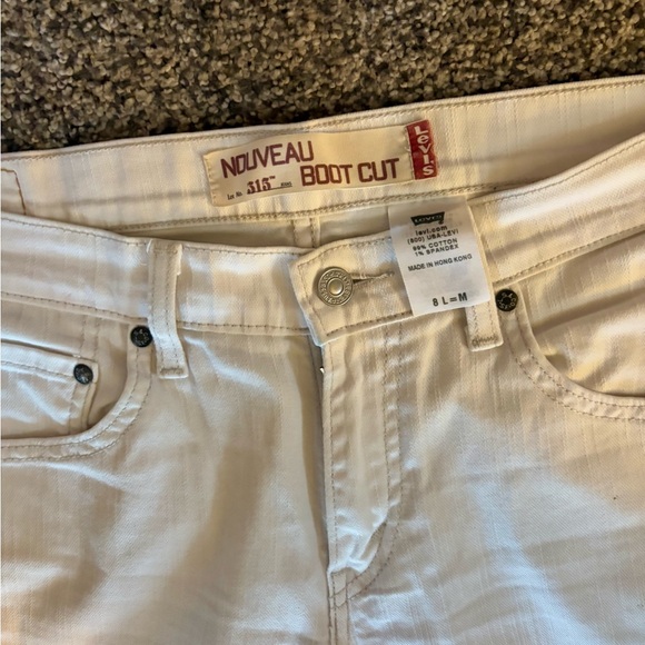 Levi’s 515 Nouveau Boot Cut White Jeans - Picture 3 of 4